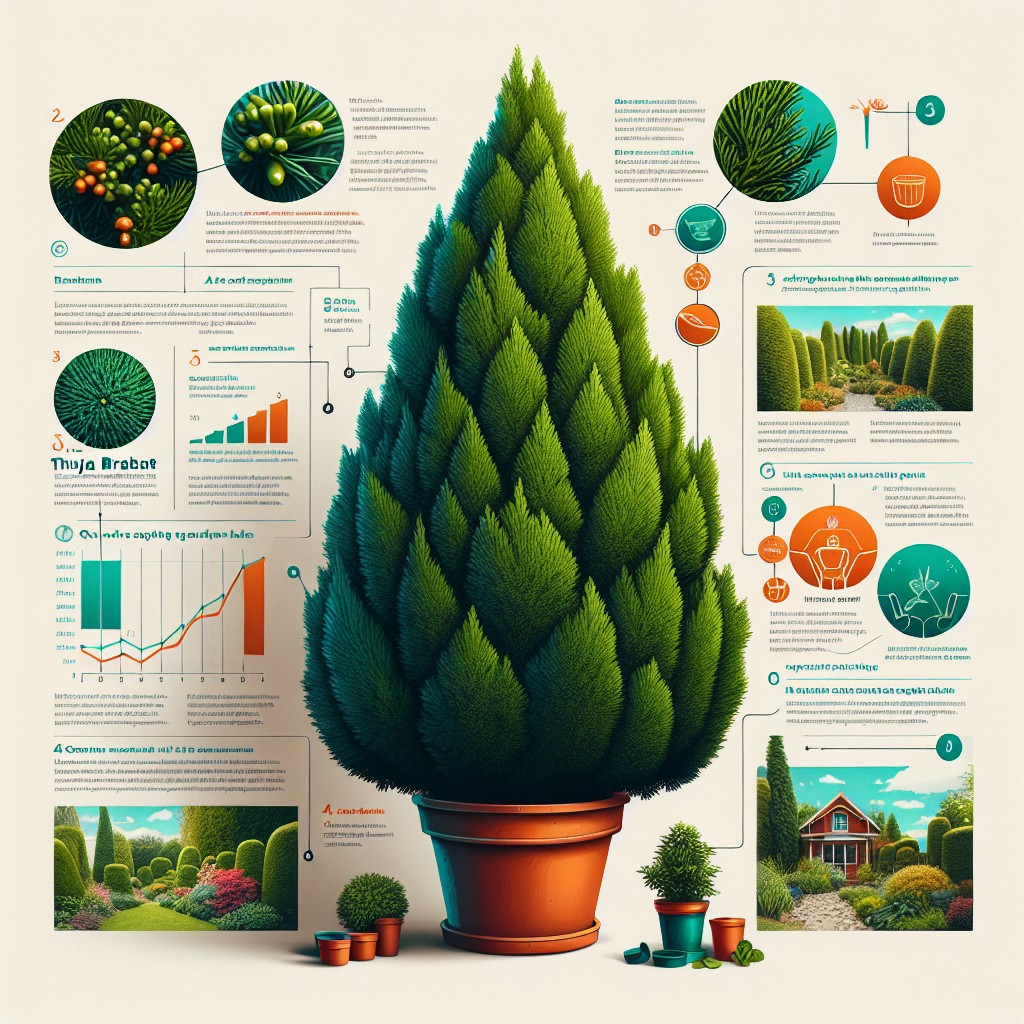 1. Właściwości i zastosowanie thuji Brabant w ogrodzie.