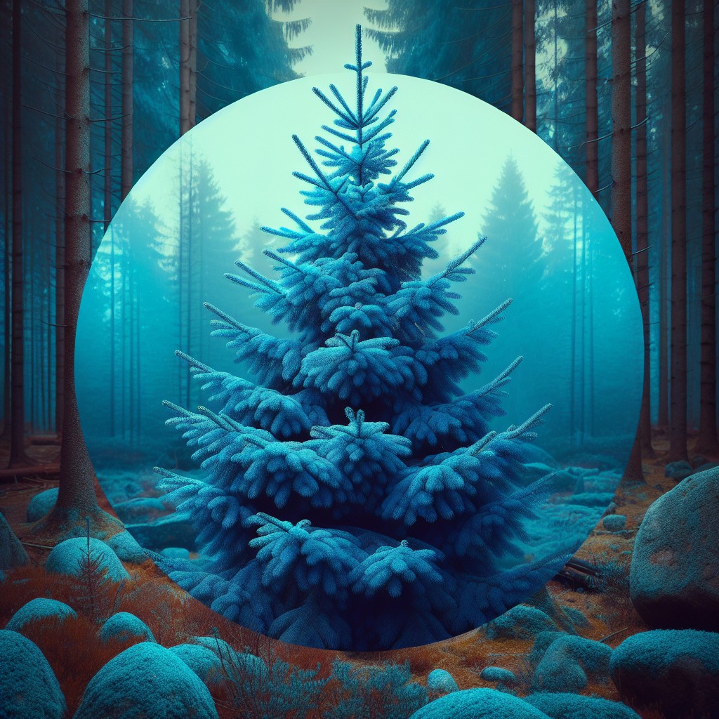 Blau Fichte